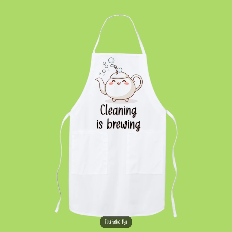 Funny Teapot Bubble Bath Apron: Cook Up Laughs in the Kitchen