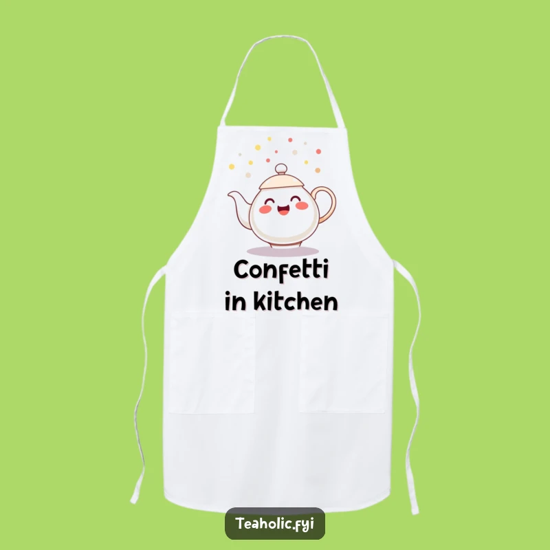 Funny Apron - Kitchen Teapot Confetti Chef Gift