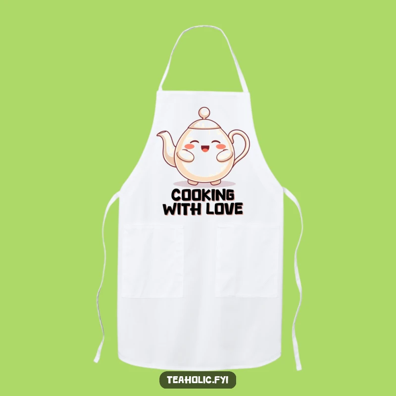 Funny Hugging Teapot Apron - Cook with Love & Laughter!