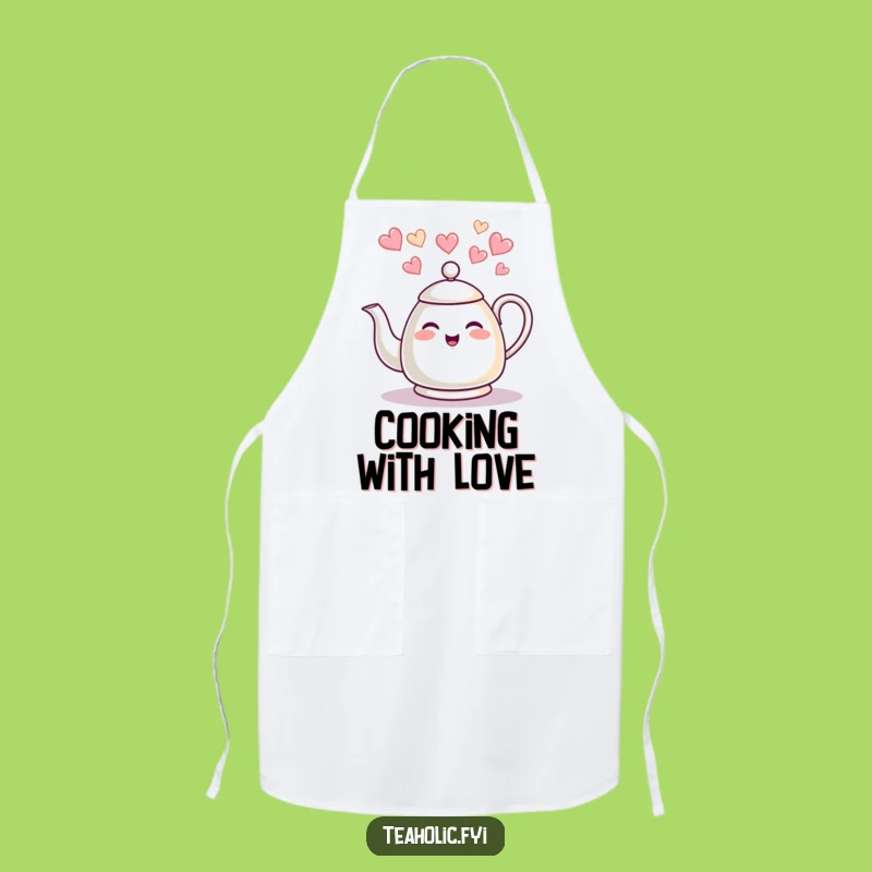 Funny Giggling Tea Kettle Apron: Cook with Laughter and Love Funny Gift!