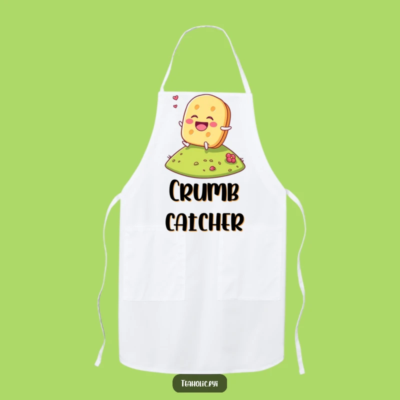 Funny Tea Biscuit Apron: Laughing Roll Design for a Hilarious Kitchen Gift