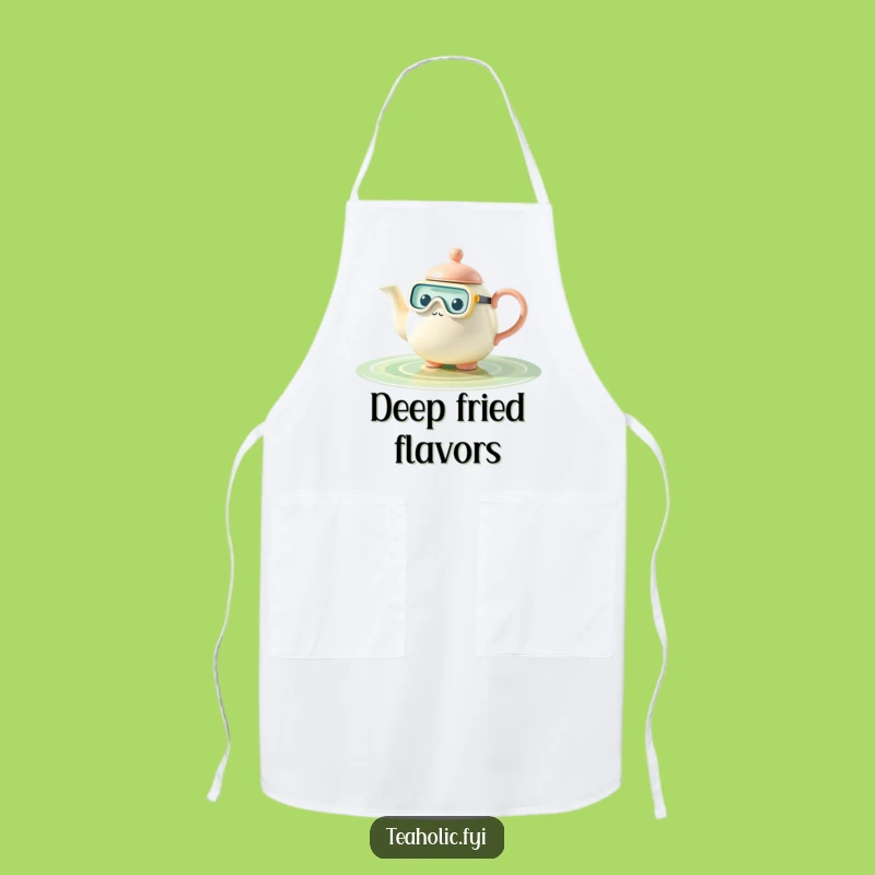 Funny Teapot Snorkel Apron: Cook with Adventure Funny Gift!