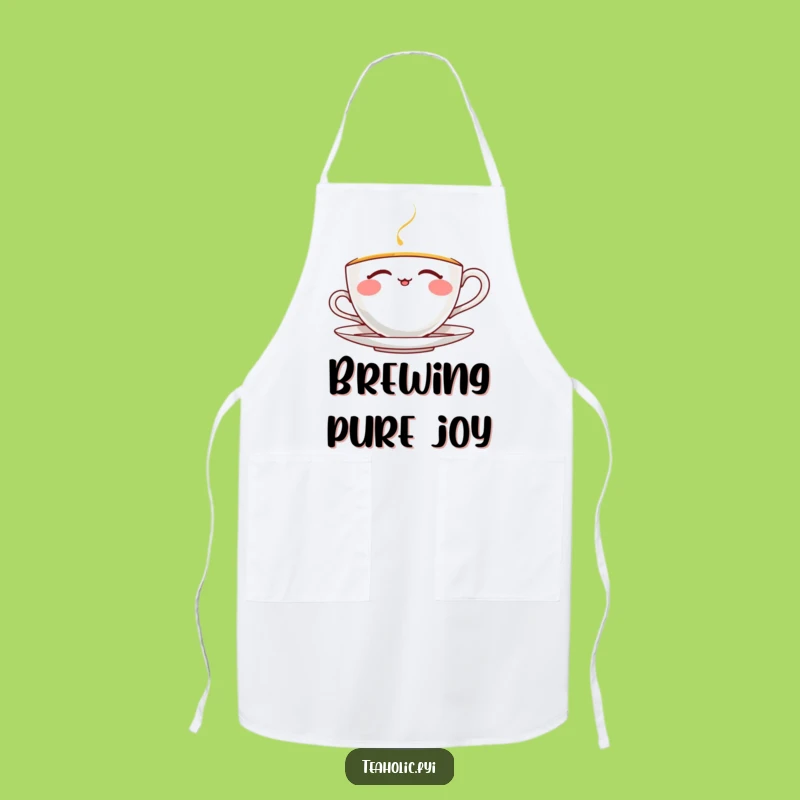 Funny Thrilled Teacup Apron: Sip in Style While Cooking, Ideal Funny Gift
