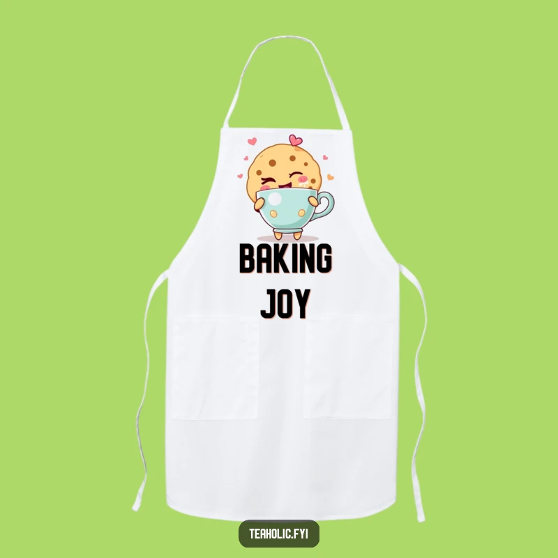 Funny Winking Cookie Apron: Sweet Kitchen Character, Perfect Chef Funny Gift!