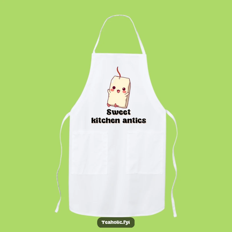 Funny Tea Bag Sugar Cube Swing Apron - Cook with Comedy!