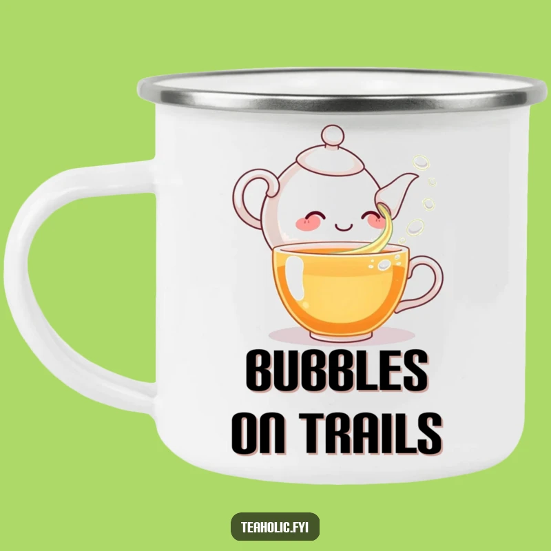 Funny Teapot Camping Mug: Adventure Fuel with Giggles - Great Funny Gift