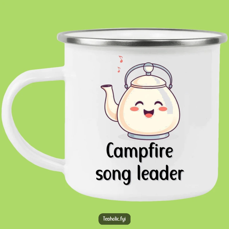 Funny Whistling Tea Kettle Camping Mug - Outdoor Melodies and Warm Drinks