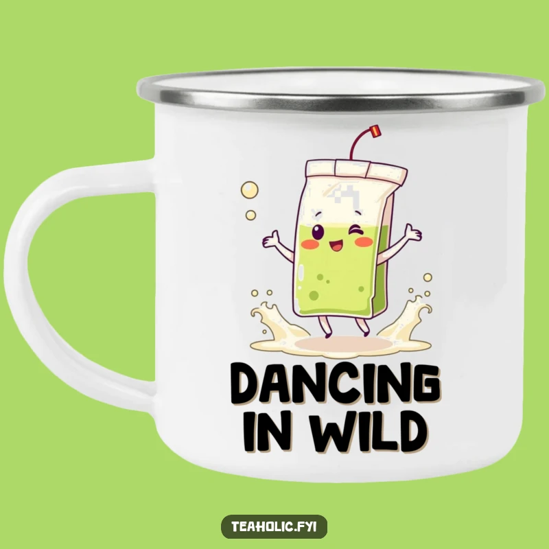 Funny Tea Bag Dance Camping Mug: Adventure Brews - Perfect Funny Gift