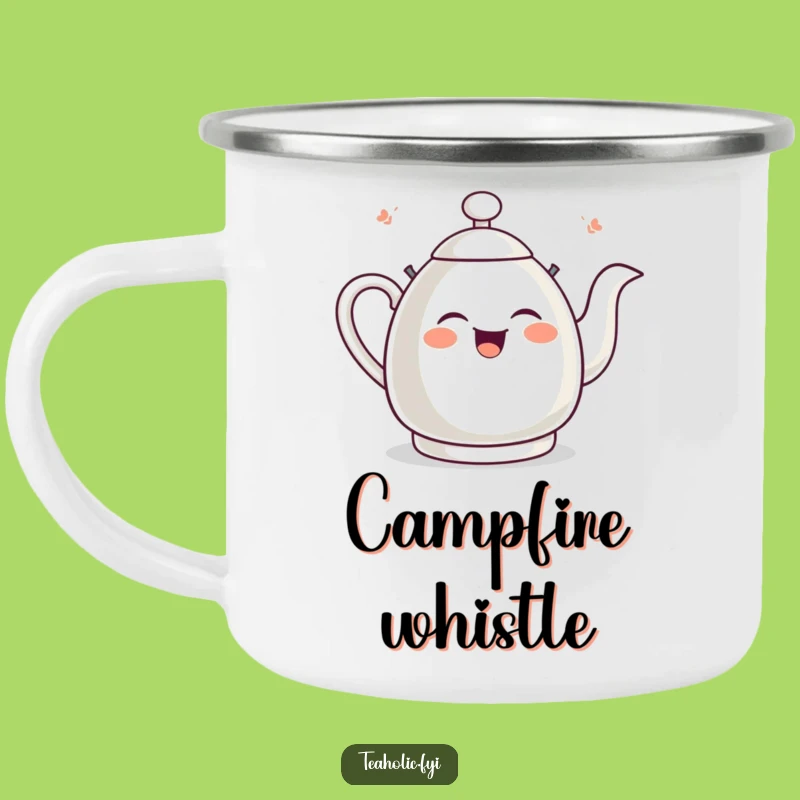 Funny Giggling Tea Kettle Camping Mug: Outdoor Whistling Cup Gift