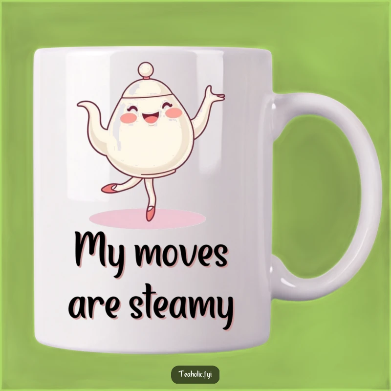 Funny Dancing Teapot Ballet Pirouette Mug - Perfect Humorous Gift for Tea Lovers!