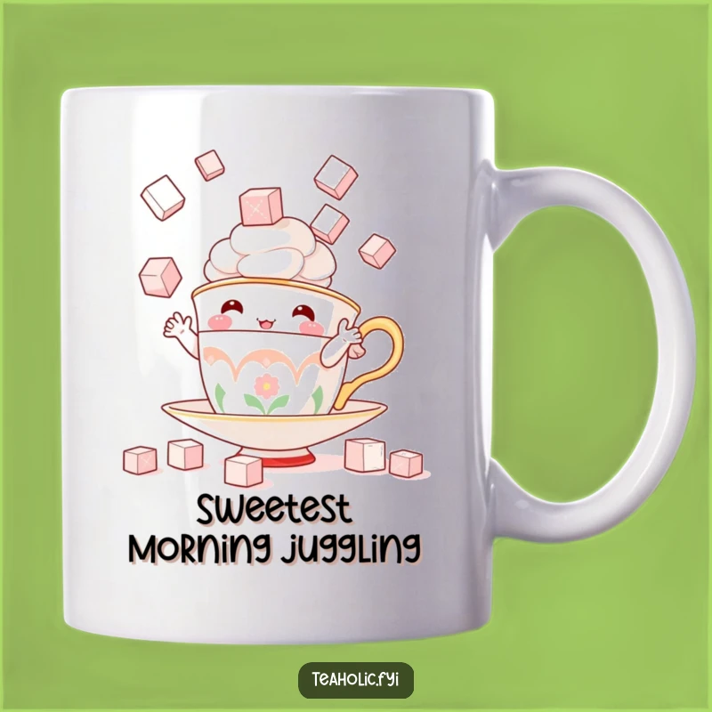 Funny Juggling Teacup Mug - A Sweet & Funny Gift for Tea Lovers!
