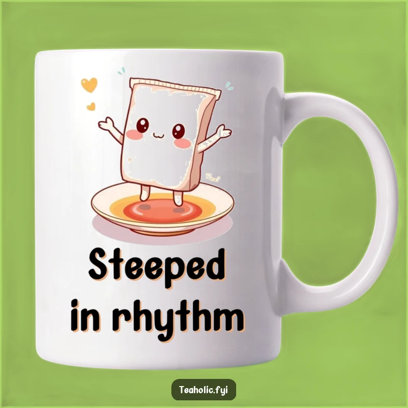 Funny Kawaii Tea Bag Dancing Mug: Adorable & Hilarious Treat Gift for Tea Lovers