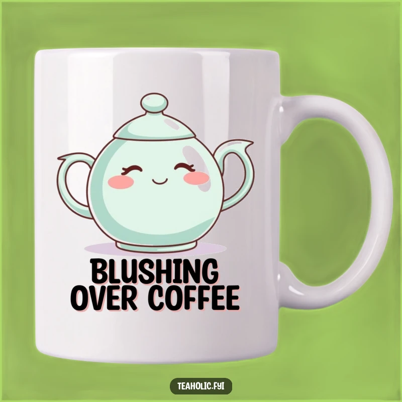 Funny Shy Teapot Mug - A Cute & Funny Gift for Bashful Tea Lovers!