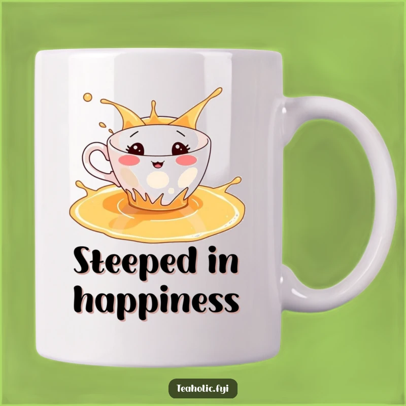 Funny Splashing Teacup Mug - Hilarious Tea Lover Gift