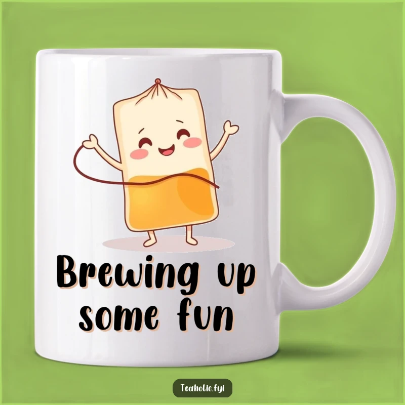 Funny Tea Bag Jig Mug: A Cheerful and Funny Gift for Tea Lovers