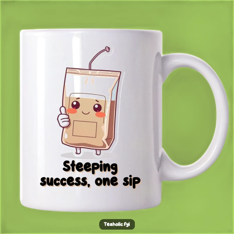 Funny Tea Bag Thumbs Up Mug - A Perfect Funny Gift for Tea Lovers!