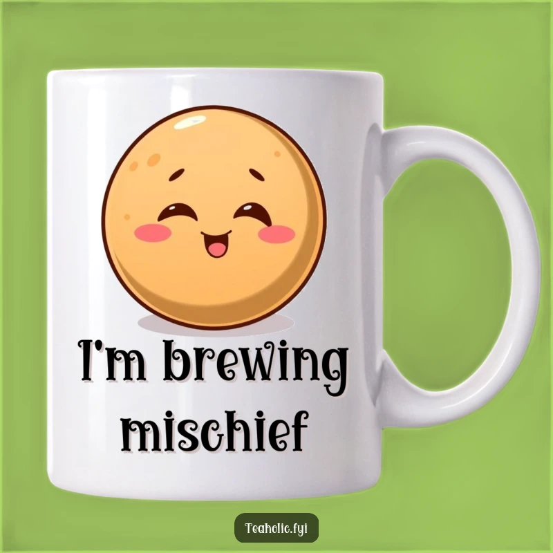 Funny Winking Coffee Bean Mug: Wake Up with a Jovial Brew!