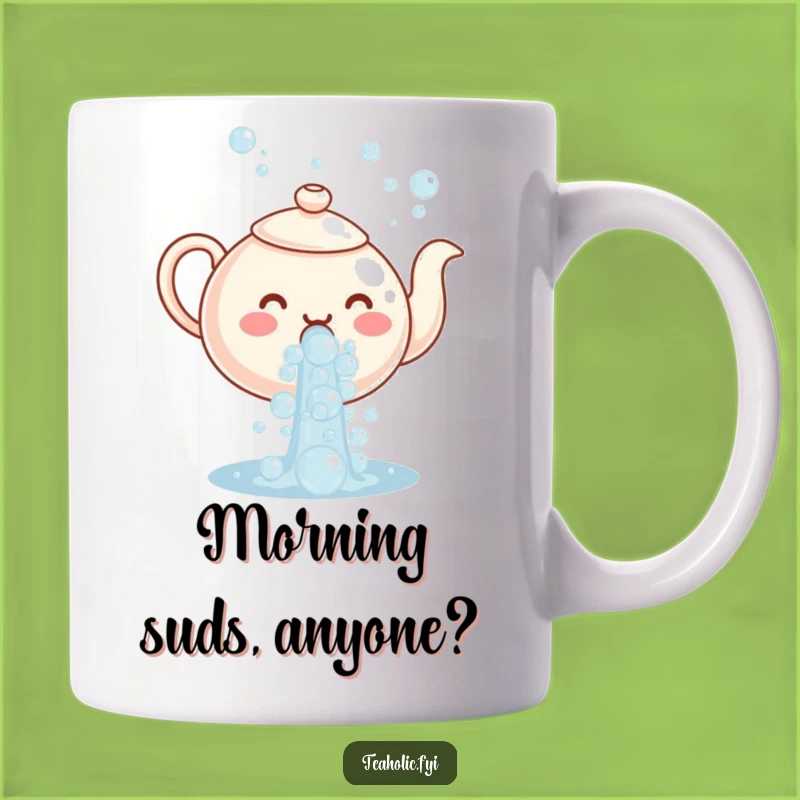 Funny Teapot Bubbles Mug: A Hilarious Cascade of Laughter for Tea Lovers