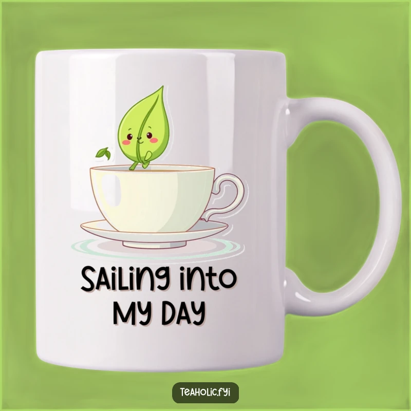 Funny Tea Leaf Mug - Sailing Adventure Gift