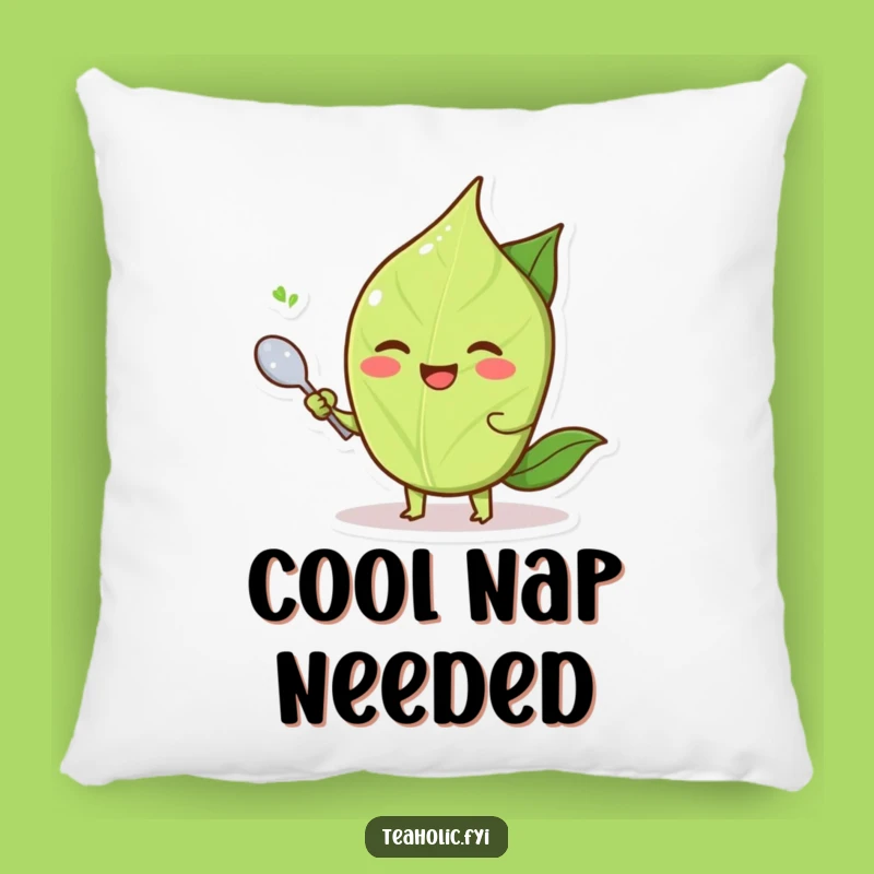 Funny Tea Leaf Fanning Spoon Pillow: Cozy Comfort, Hilarious Decor