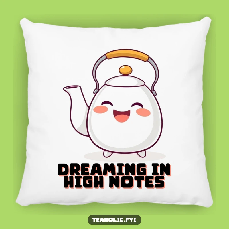 Funny Tea Kettle Harmony Pillow: Snuggle with Sound and this Funny Gift