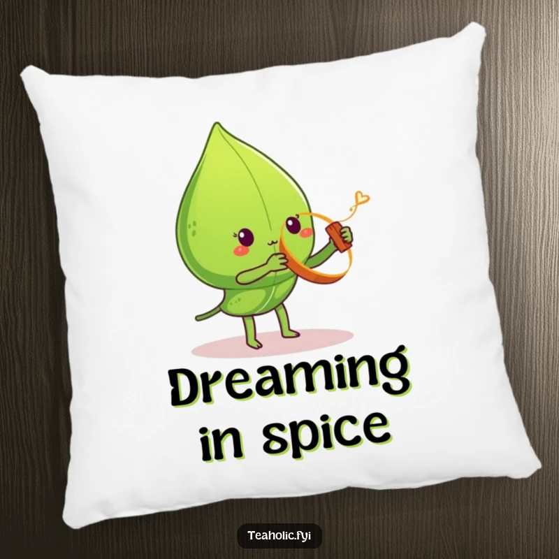 Funny tea leaf pillow, character spinning cinnamon stick yo-yo, soft and fun, perfect funny gift.