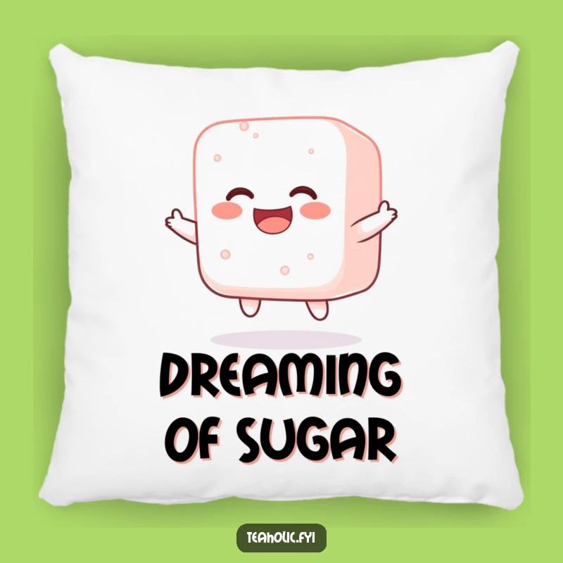 Funny Jolly Sugar Cube Pillow: Cozy Sweetness Gift!