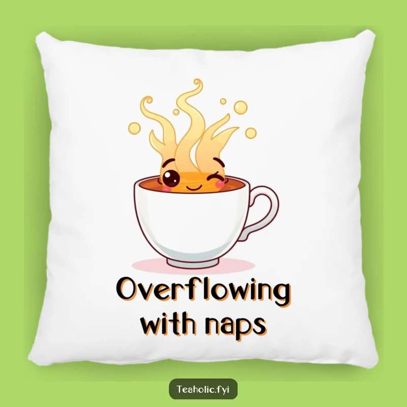 Funny Cozy Tea Cup Pillow: Snuggle Up with Warmth and Laughter