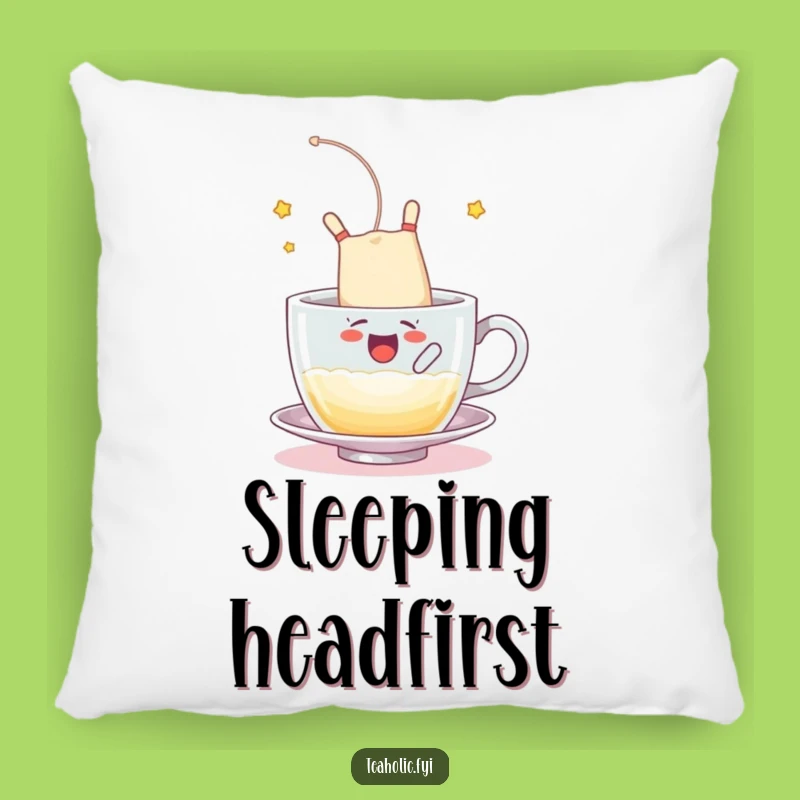 Funny Pillow - Cozy Tea Bag Somersault Comfort Gift