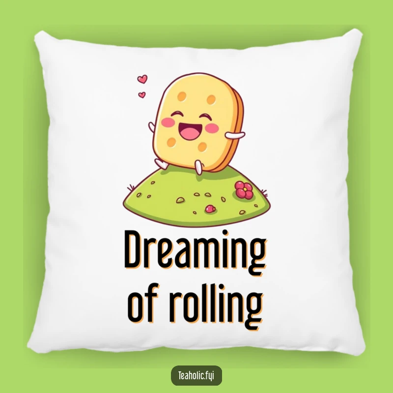 Funny Tea Biscuit Pillow: Soft Laughing Roll Design for a Hilarious Comfort Gift