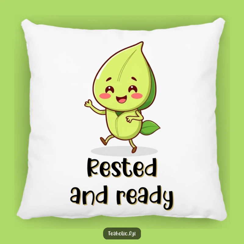 Funny Tea Leaf Jig Pillow: Add Comfy Cheer with Dancing Decor