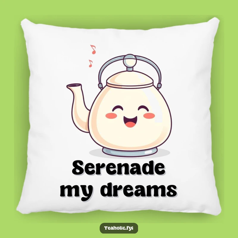 Funny Whistling Tea Kettle Pillow - Comfy Comfort with Musical Bliss