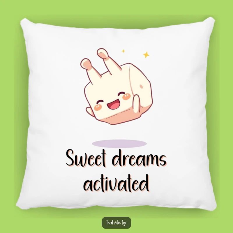 Funny Sugar Cube Somesault Pillow - Soft Giggling Character Cushion - Comfy Funny Gift!