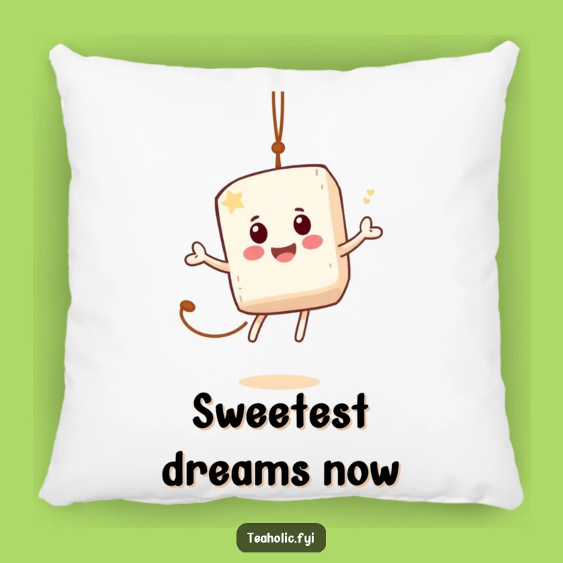 Funny Sugar Cube Pillow: Bouncing Character Cushion for Sweet Dreams