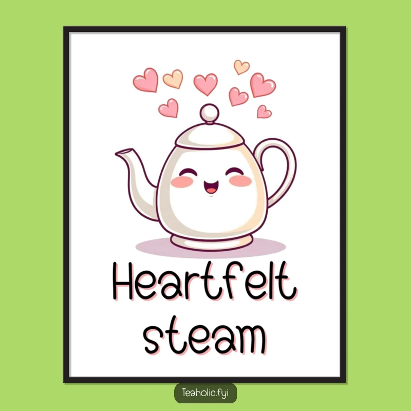 Funny Giggling Tea Kettle Digital Art: Instant Heartwarming Laughter Download Funny Gift!