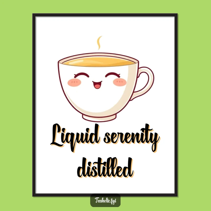 Funny Teacup Character Digital Art: Instant Joy and a Perfect Funny Gift