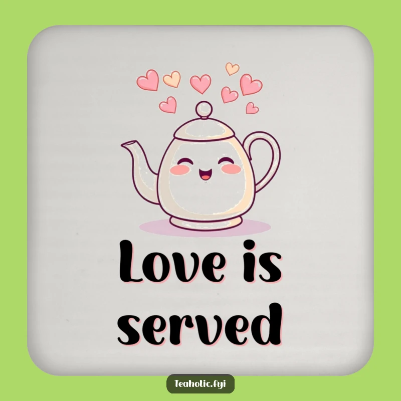 Funny Giggling Tea Kettle Coaster: Protect Surfaces with Hearty Smiles Funny Gift!