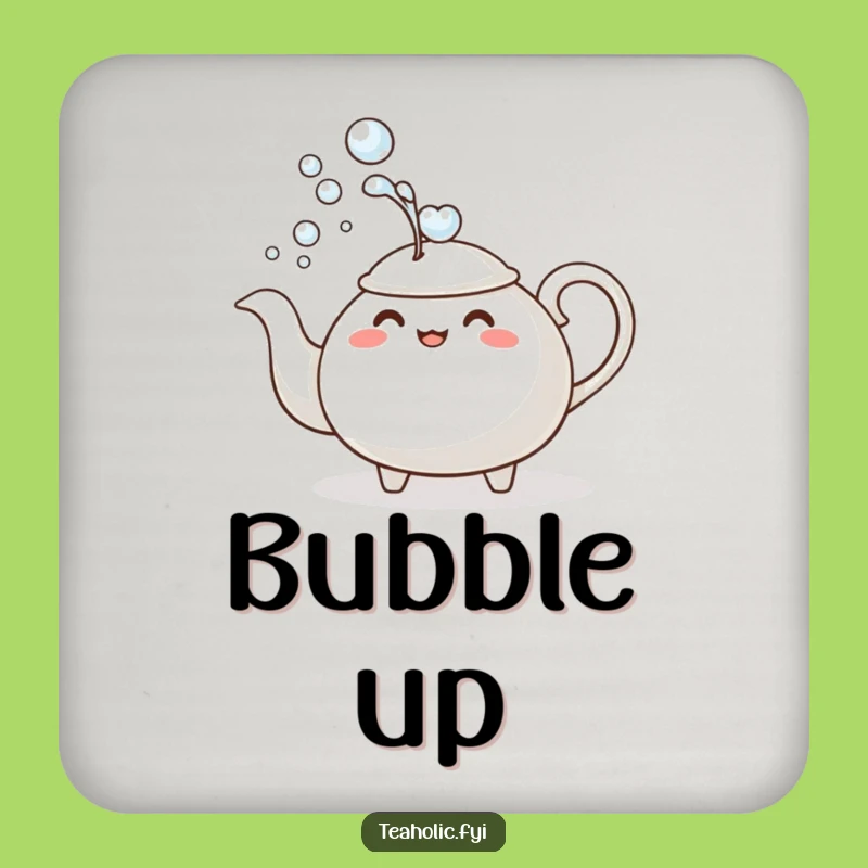 Funny Teapot Bubble Bath Coasters: Protect Surfaces with Humor