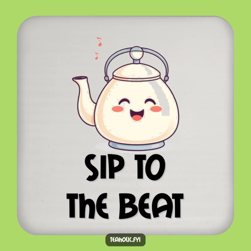 Funny Whistling Tea Kettle Coaster - Protect Surfaces with Musical Charm