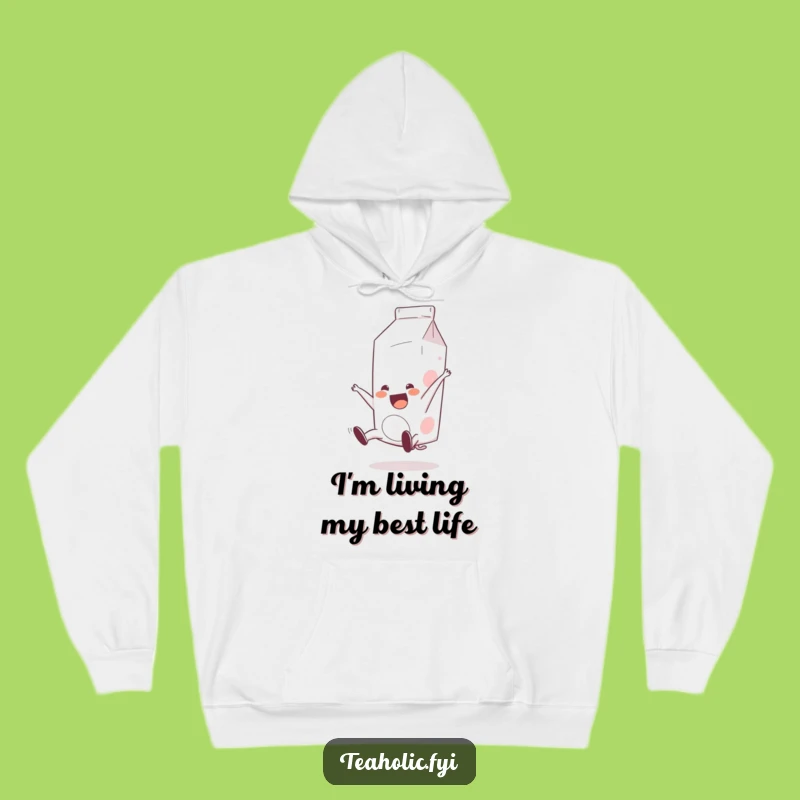 Cozy Funny Milk Carton Somersault Hoodie: Warm Cartoon Comfort for Laugh-Out-Loud Moments
