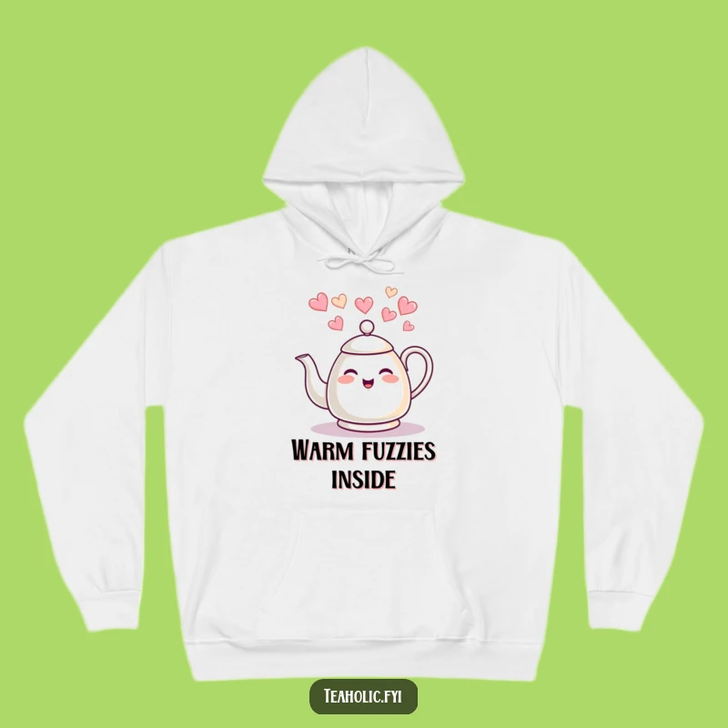 Funny Giggling Tea Kettle Hoodie: Cozy Up with Heartwarming Humor Funny Gift!