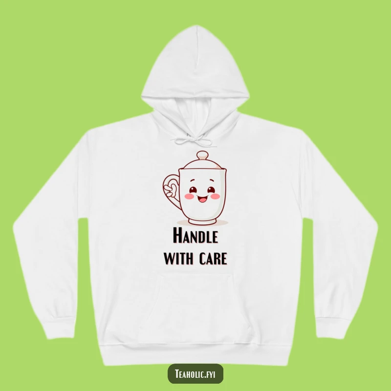 Funny Hoodie - Cozy Waving Mug Handle Gift