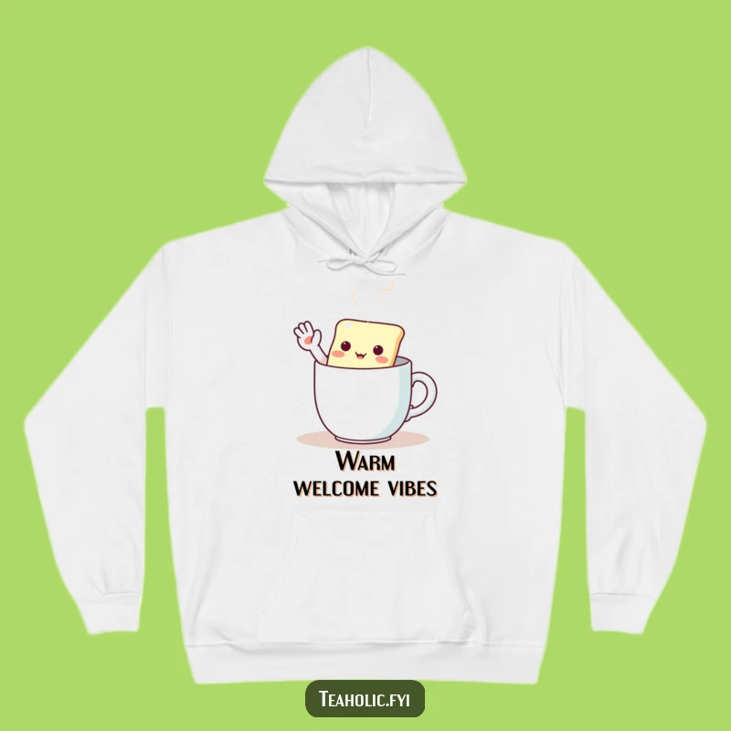 Funny Kawaii Tea Bag Hoodie - Cozy & Cheerful Warmth