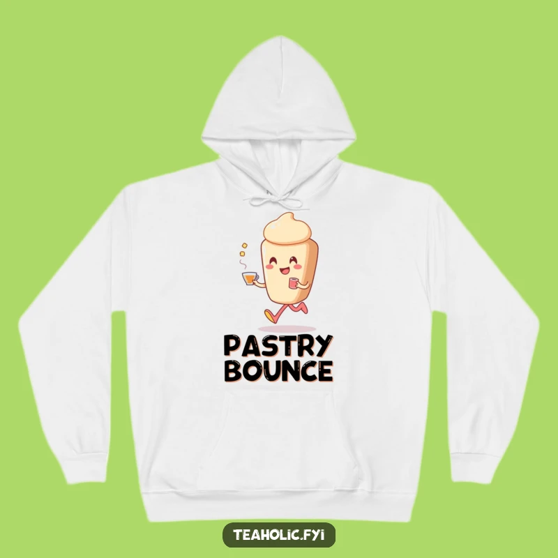 Funny Pastry Skip Hoodie: Cozy Tea Dancer, Perfect Funny Gift!