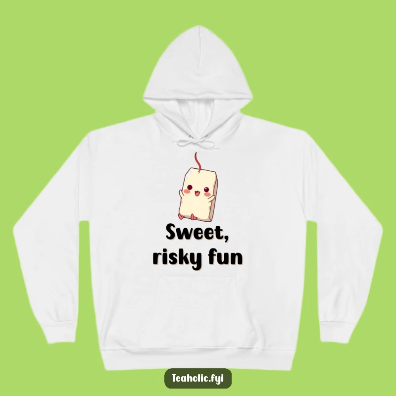 Funny Tea Bag Sugar Cube Swing Hoodie - Cozy & Hilarious Gift!