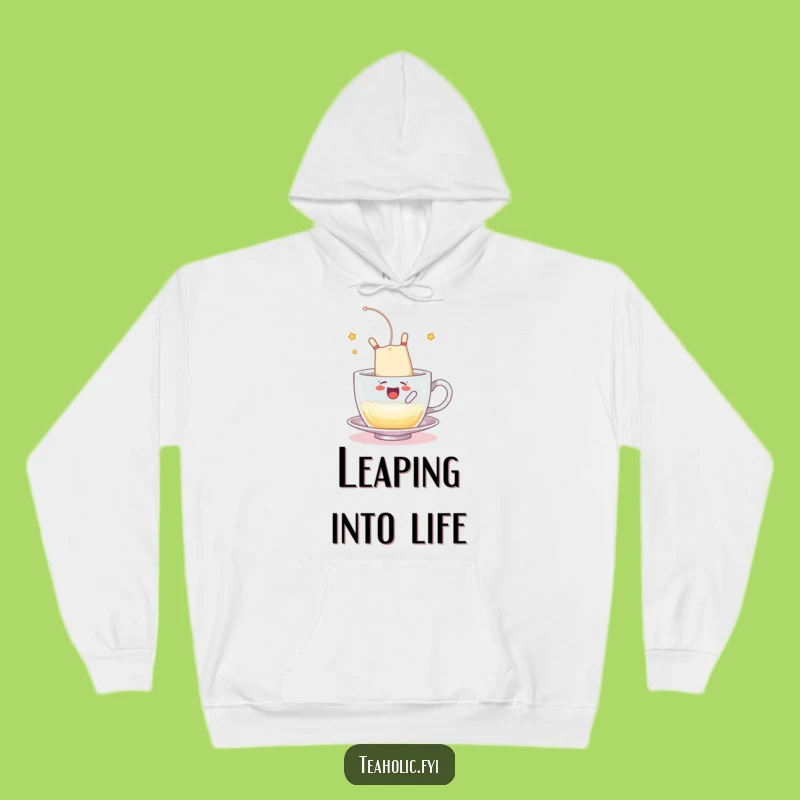 Funny Hoodie - Cozy Tea Bag Somersault Gift