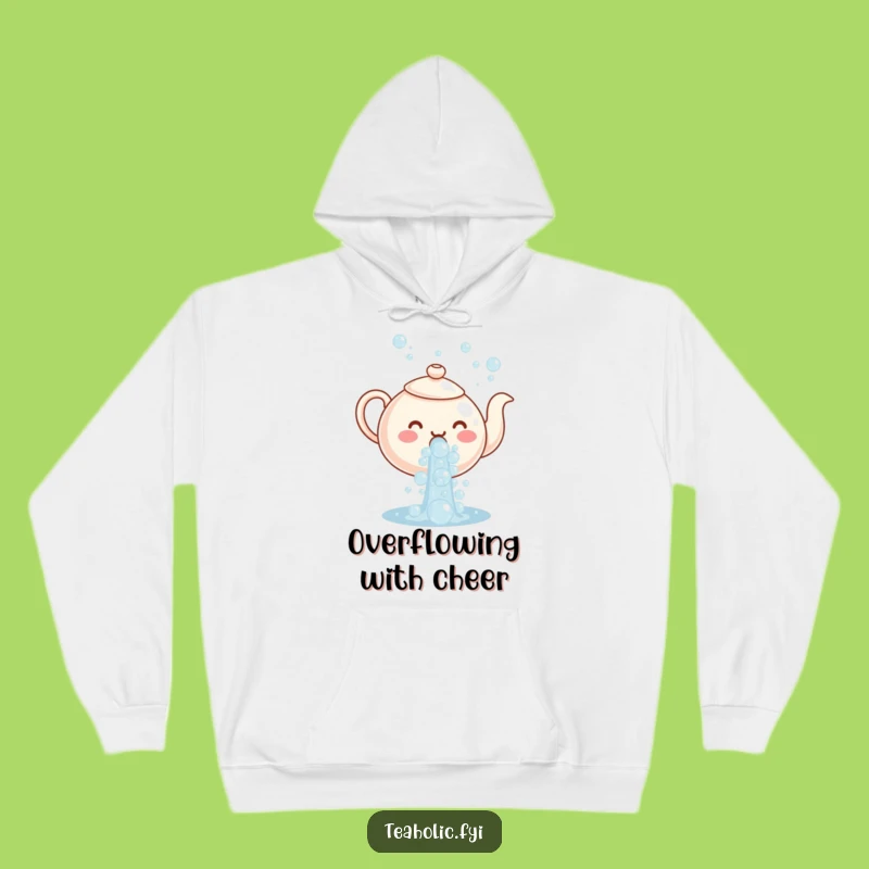Funny Teapot Bubbles Hoodie: Cozy Up with Cascading Fun