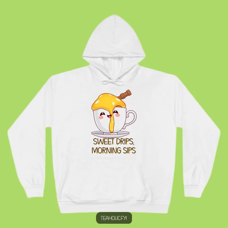 Cozy Funny Honey Pot Dripping Hoodie: Stay Warm with Sweet, Sticky Humor