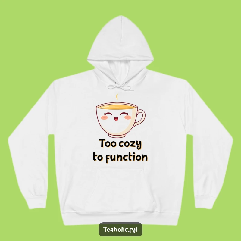 Funny Teacup Character Hoodie: Cozy Comfort and a Hilarious Funny Gift