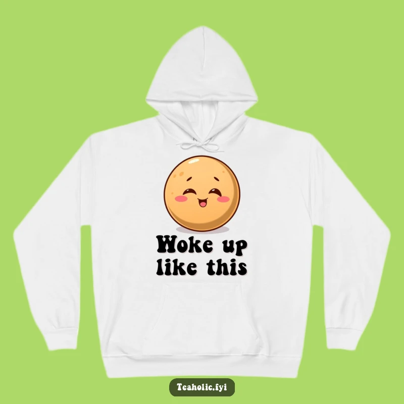 Funny Winking Coffee Bean Hoodie: Cozy Up with a Grinning Bean!